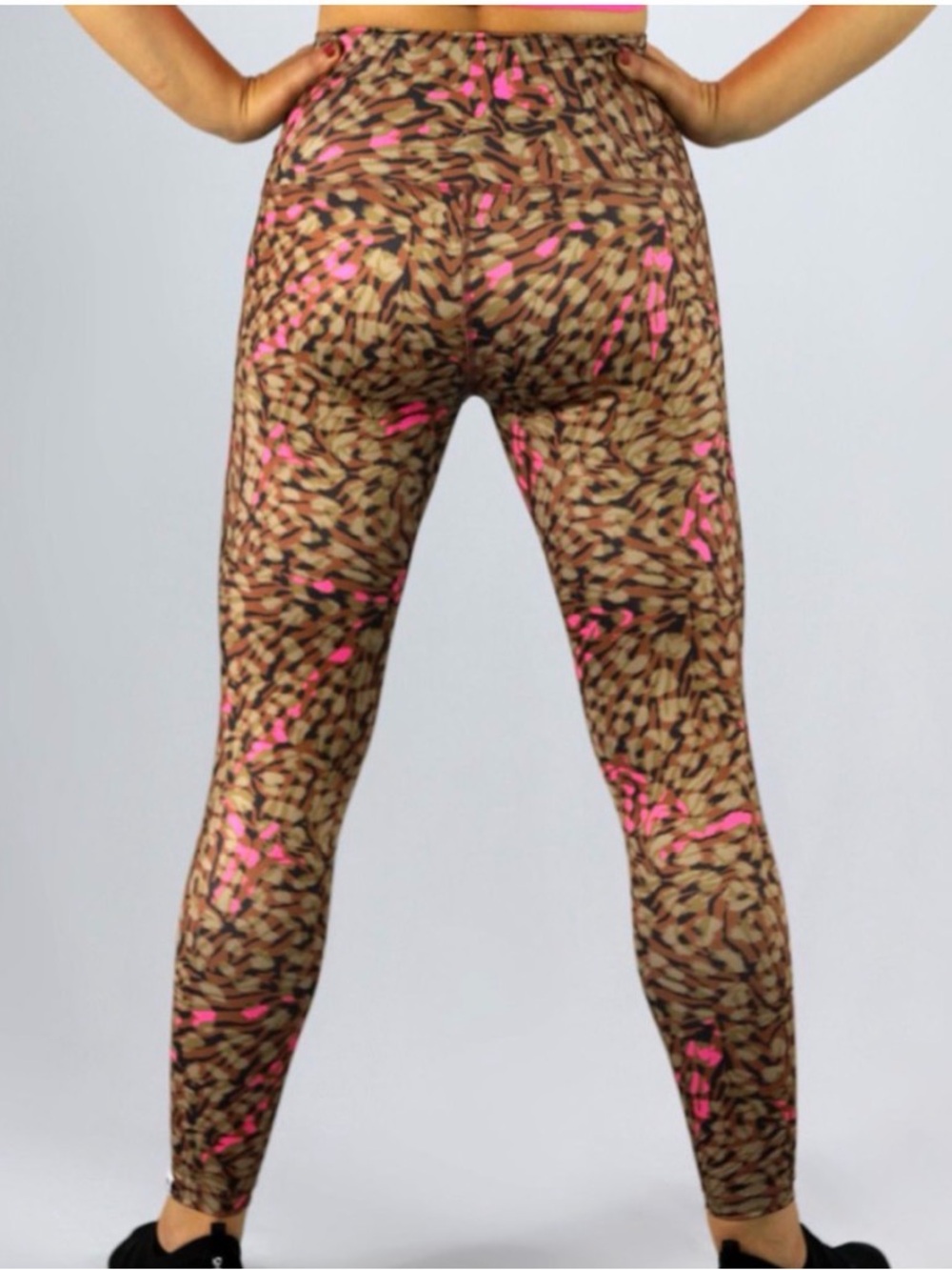 Beyond Yoga Women’s Small Electric Cheetah Swirl Leggings Luxe High Waist